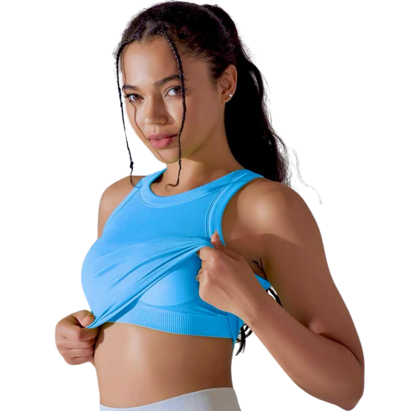 Zweilagiger Sport-BH für Damen.