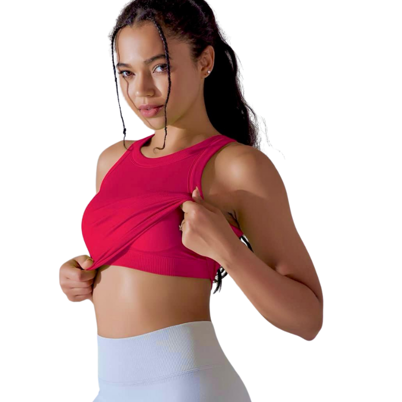 Zweilagiger Sport-BH für Damen.